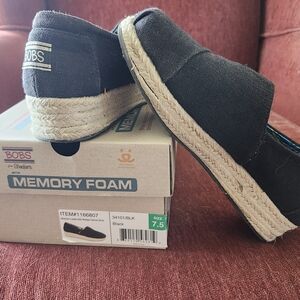 BOBS from Skechers Black Espadrilles